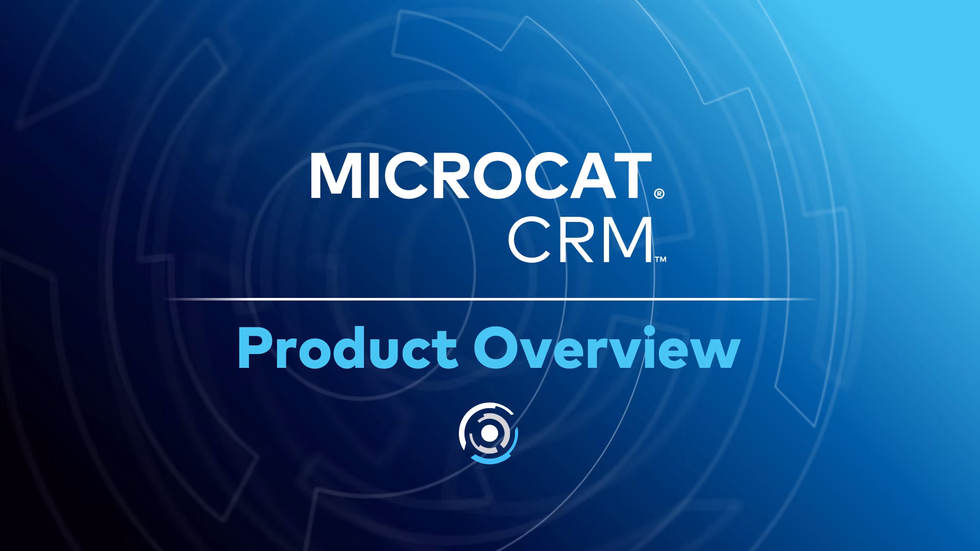 Microcat CRM - Product Overview